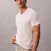 Cotton Stretch Karışımı 3’lü Paket Slim Fit V Yaka Tişört Cotton Stretch Karışımı 3’lü Paket Slim Fit V Yaka Tişört