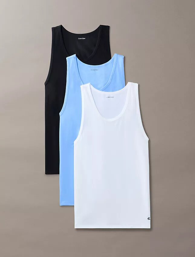 Cotton Stretch Karışımlı 3’lü Paket Tank Top Cotton Stretch Karışımlı 3’lü Paket Tank Top