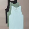 Cotton Stretch Karışımlı 3’lü Paket Tank Top Cotton Stretch Karışımlı 3’lü Paket Tank Top
