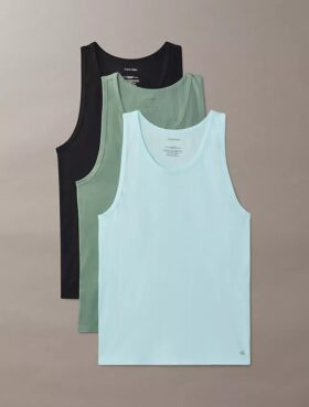 Cotton Stretch Karışımlı 3’lü Paket Tank Top Cotton Stretch Karışımlı 3’lü Paket Tank Top