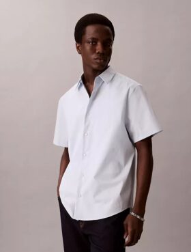 Cotton Stretch Klasik Düğmeli Gömlek