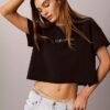 Cotton Stretch Lounge Pride Boxy Crop Tişört Cotton Stretch Lounge Pride Boxy Crop Tişört