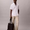 Cotton Stretch İnce Çizgili Düğmeli Gömlek