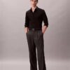 Cotton Stretch Poplin Dar Kesim Düğmeli Gömlek