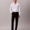 Cotton Stretch Poplin Dar Kesim Düğmeli Gömlek