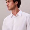 Cotton Stretch Poplin Dar Kesim Düğmeli Gömlek