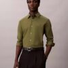 Cotton Stretch Poplin Dar Kesim Düğmeli Gömlek Cotton Stretch Poplin Dar Kesim Düğmeli Gömlek