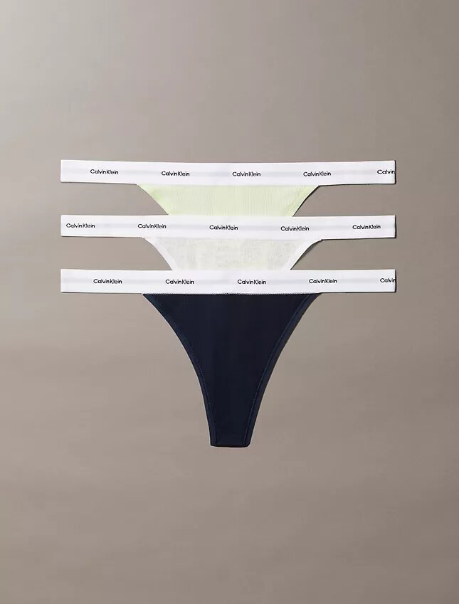 Cotton Stretch Ribana 3’lü Paket Thong Cotton Stretch Ribana 3’lü Paket Thong