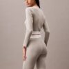 Cotton Stretch Ribana Bisiklet Şortu