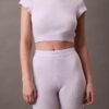 Cotton Stretch Ribana Bisiklet Şortu Cotton Stretch Ribana Bisiklet Şortu