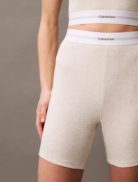 Cotton Stretch Ribana Bisiklet Şortu