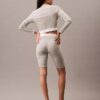 Cotton Stretch Ribana Bisiklet Şortu