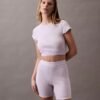Cotton Stretch Ribana Bisiklet Şortu Cotton Stretch Ribana Bisiklet Şortu