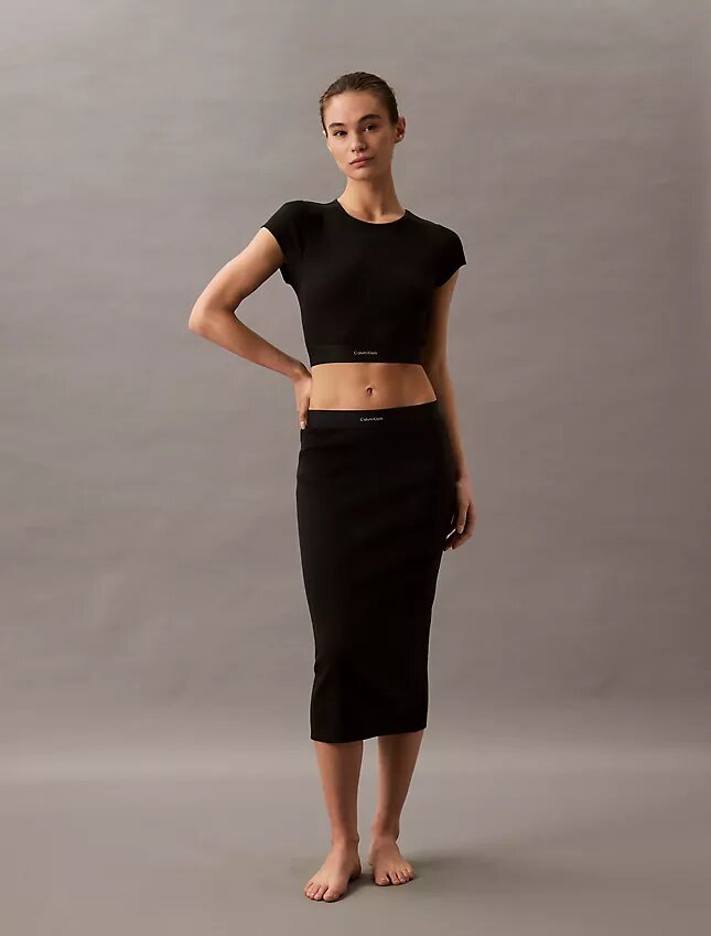 Cotton Stretch Ribana Kısa Tişört Cotton Stretch Ribana Kısa Tişört