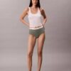Cotton Stretch Ribana Yüksek Bel Külot