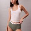 Cotton Stretch Ribana Yüksek Bel Külot