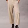 Cotton Stretch Twill Barrel Pantolon
