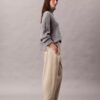 Cotton Stretch Twill Barrel Pantolon
