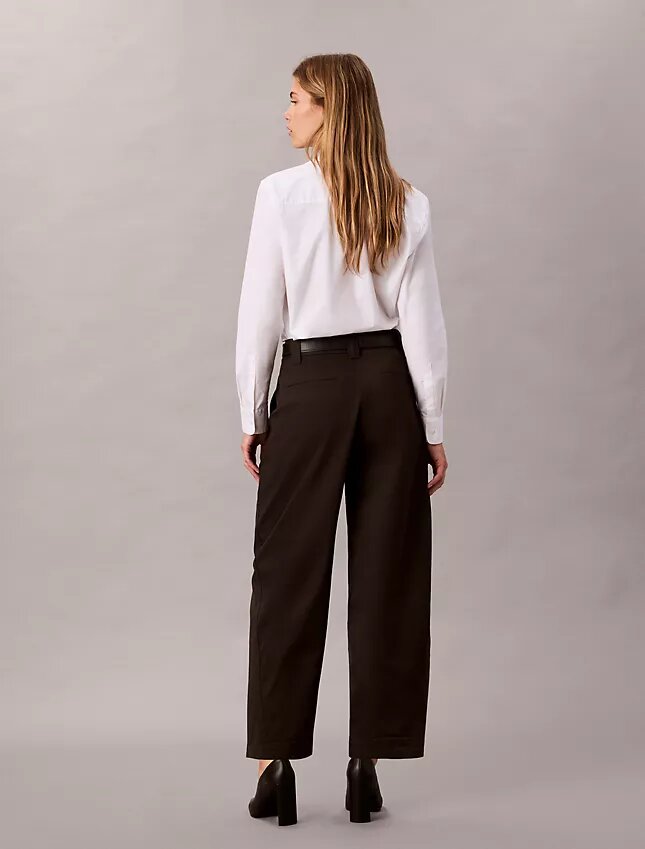Cotton Stretch Twill Barrel Pantolon Cotton Stretch Twill Barrel Pantolon