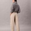 Cotton Stretch Twill Barrel Pantolon
