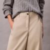 Cotton Stretch Twill Barrel Pantolon