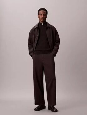 Cotton Stretch Twill Bol Kesim Chino Pantolonlar