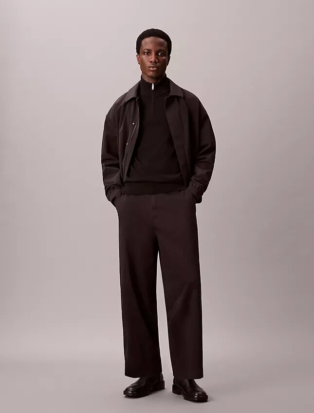 Cotton Stretch Twill Bol Kesim Chino Pantolonlar Cotton Stretch Twill Bol Kesim Chino Pantolonlar