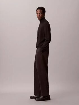Cotton Stretch Twill Bol Kesim Chino Pantolonlar