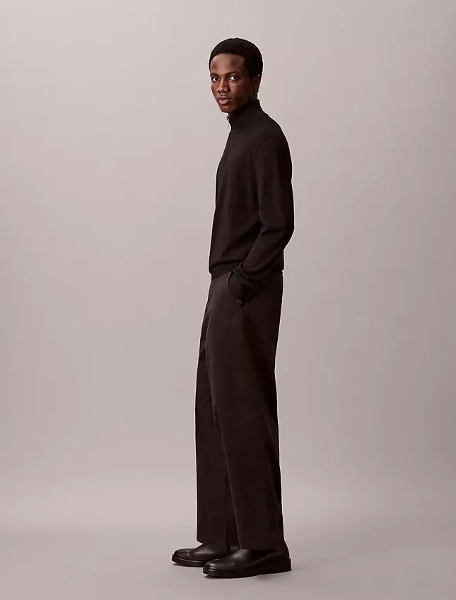 Cotton Stretch Twill Bol Kesim Chino Pantolonlar Cotton Stretch Twill Bol Kesim Chino Pantolonlar