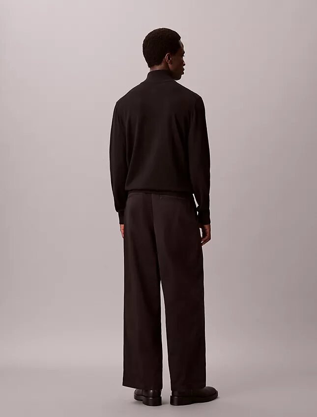 Cotton Stretch Twill Bol Kesim Chino Pantolonlar Cotton Stretch Twill Bol Kesim Chino Pantolonlar