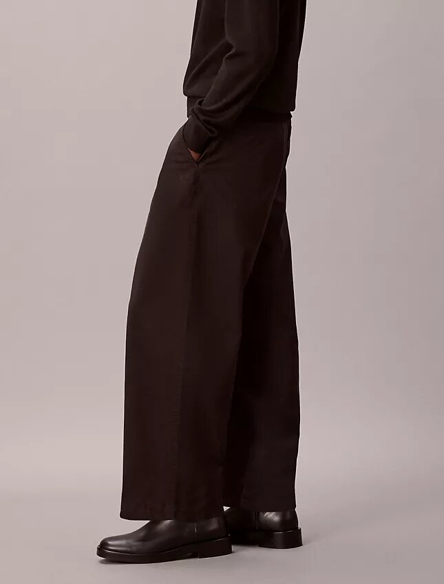 Cotton Stretch Twill Bol Kesim Chino Pantolonlar Cotton Stretch Twill Bol Kesim Chino Pantolonlar