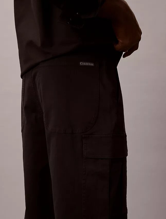 Cotton Stretch Twill Kargo Şort Cotton Stretch Twill Kargo Şort