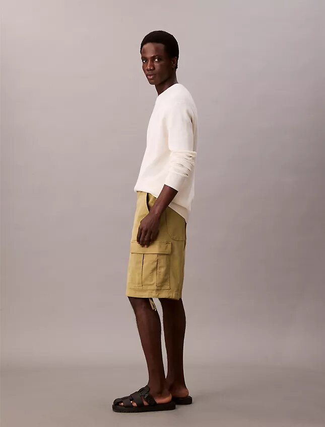 Cotton Stretch Twill Kargo Şort Cotton Stretch Twill Kargo Şort