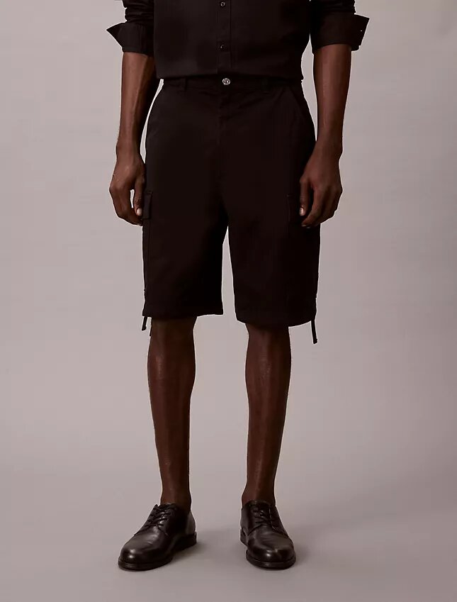 Cotton Stretch Twill Kargo Şort Cotton Stretch Twill Kargo Şort