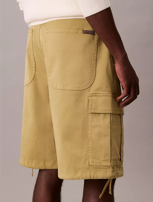 Cotton Stretch Twill Kargo Şort Cotton Stretch Twill Kargo Şort