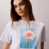 Daisy Grafikli Klasik Tişört