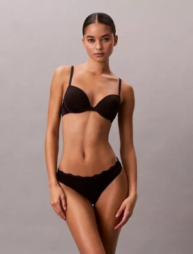 Dantelli Microfiber Streç 3’lü Thong Paketi