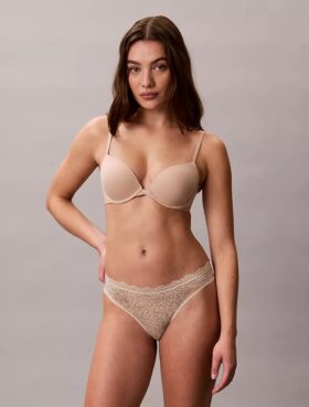 Dantelli Microfiber Streç 3’lü Thong Paketi