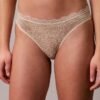 Dantelli Microfiber Streç 3’lü Thong Paketi