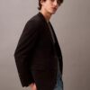 Dar Kesim Yün Gabardin Blazer Dar Kesim Yün Gabardin Blazer