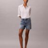Denim A-Line Şort Denim A-Line Şort
