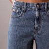 Denim A-Line Şort Denim A-Line Şort