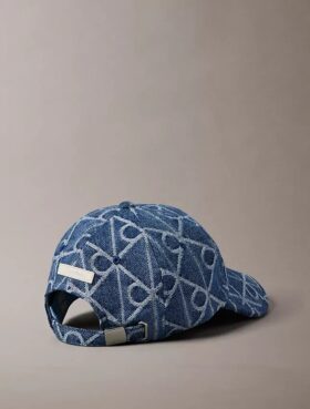 Denim Allover Amblem Logolu Beyzbol Şapkası