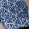 Denim Allover Amblem Logolu Beyzbol Şapkası Denim Allover Amblem Logolu Beyzbol Şapkası