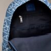 Denim Allover Amblem Logolu Sırt Çantası