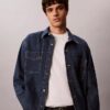 Denim Allover Monogram 90’lar Overshirt