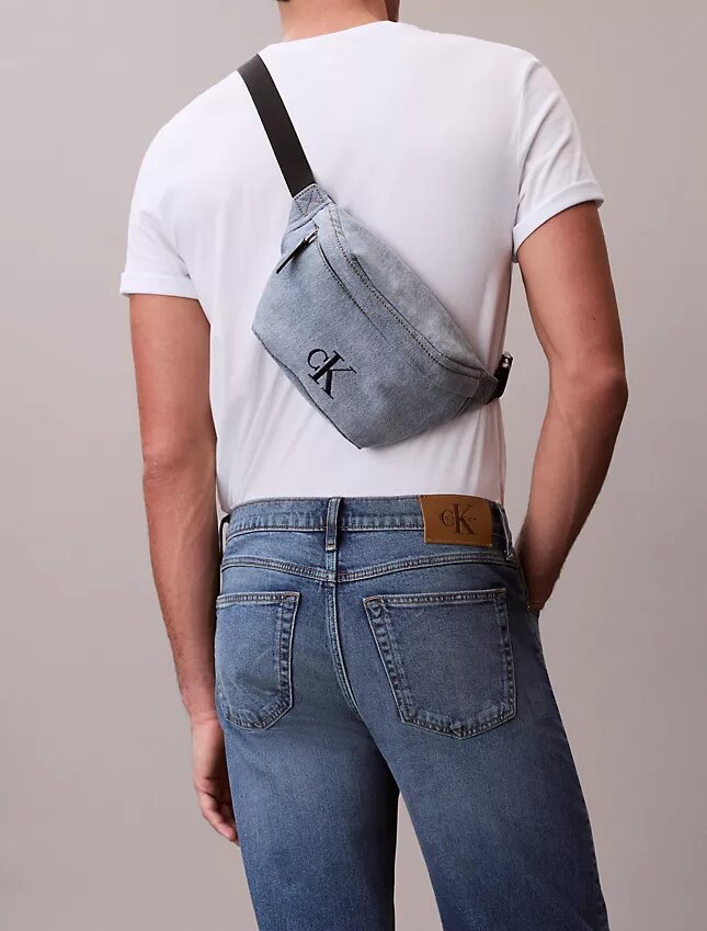 Denim Bel Çantası Denim Bel Çantası