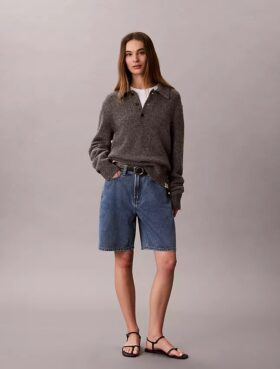 Denim Bermuda Şort Denim Bermuda Şort