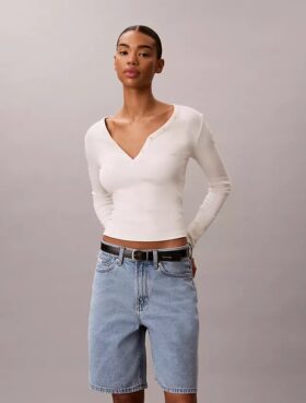 Denim Bermuda Şort Denim Bermuda Şort