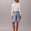 Denim Bermuda Şort Denim Bermuda Şort
